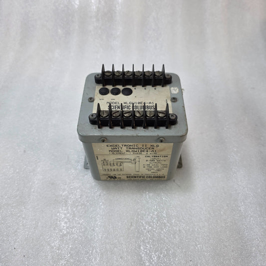 SCIENTIFIC COLUMBUS XLGW10E4-A1 WATT TRANSDUCER 4–20MA OUTPUT 120V AC
