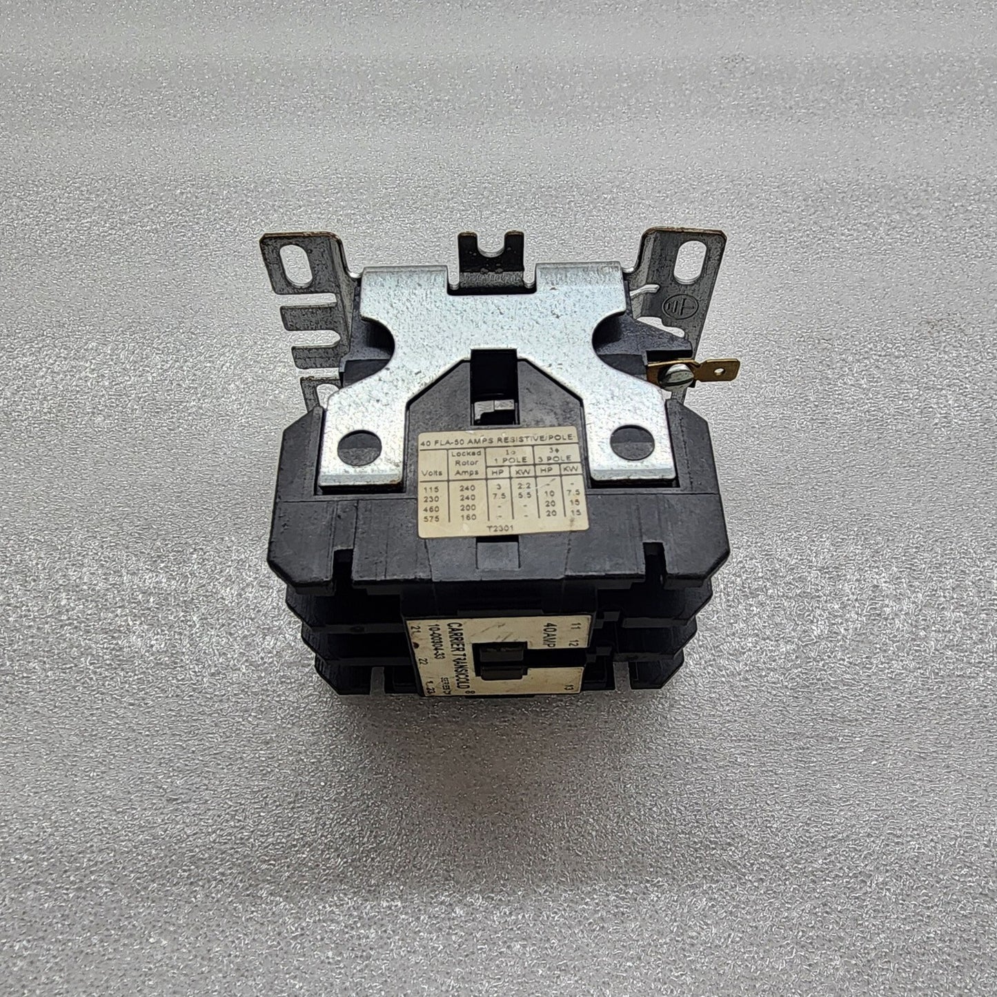 CARRIER TRANSICOLD 10-00304-33 3-POLE MAGNETIC CONTACTOR 40A 24V
