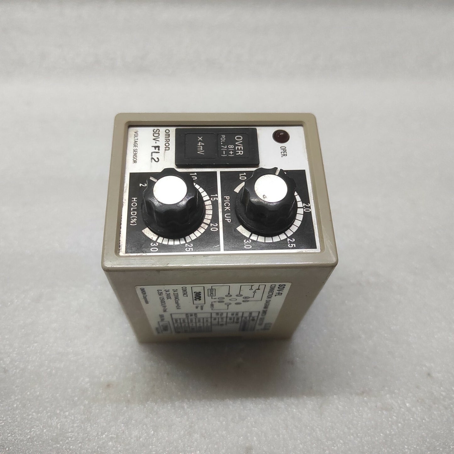 OMRON SDV-FL2 VOLTAGE SENSOR 24VDC