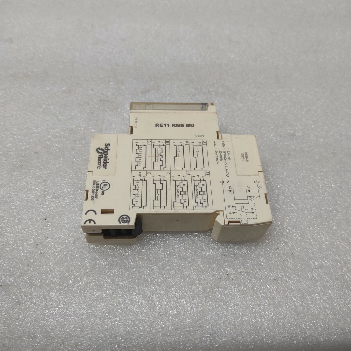 SE RE11RMEMU TIME DELAY RELAY 24VDC/24-240VAC 0.1S-10H