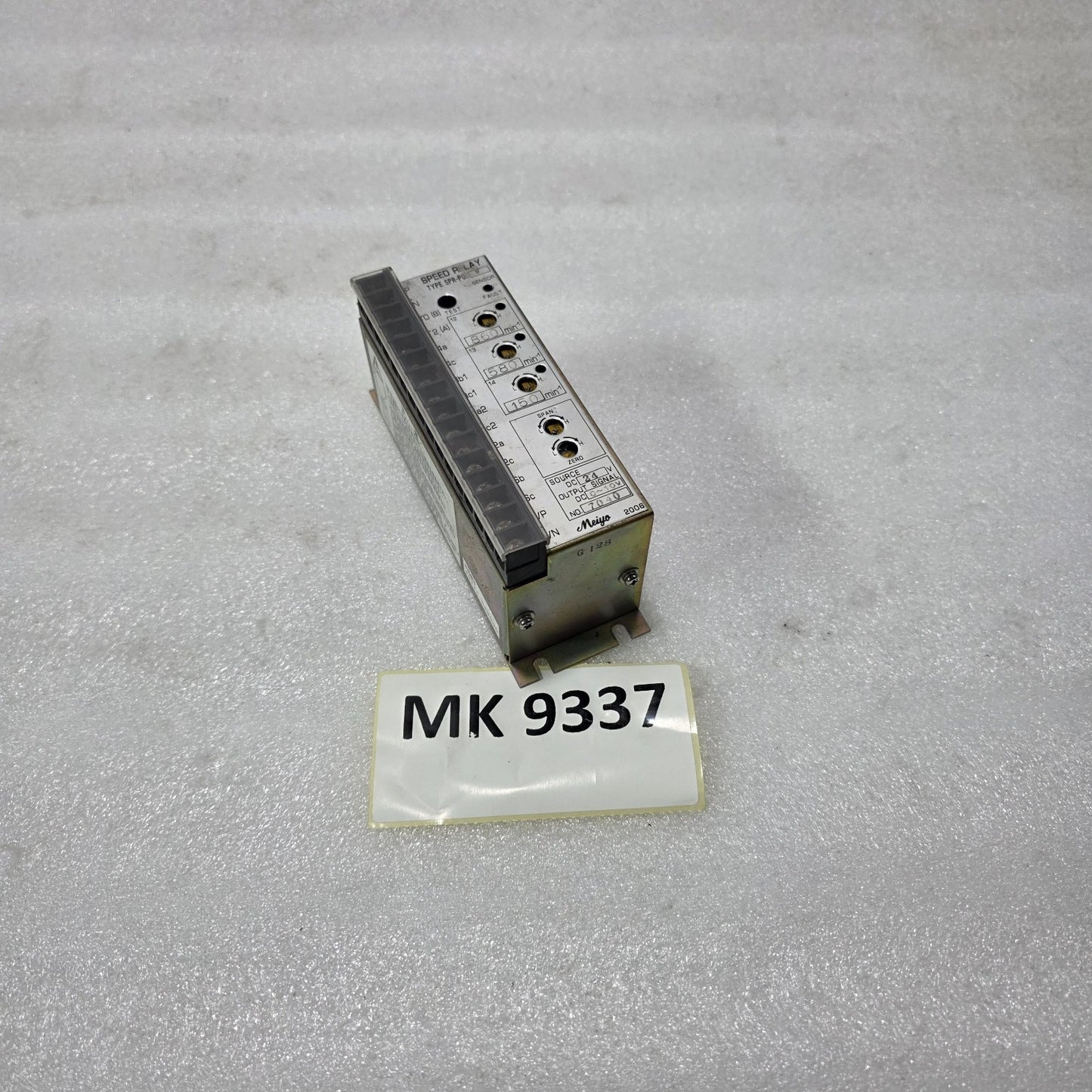 MEIYO SPR-P06-V SPEED RELAY | 860 / 580 / 150 MIN⁻¹ | 24V DC INPUT | 0–10V