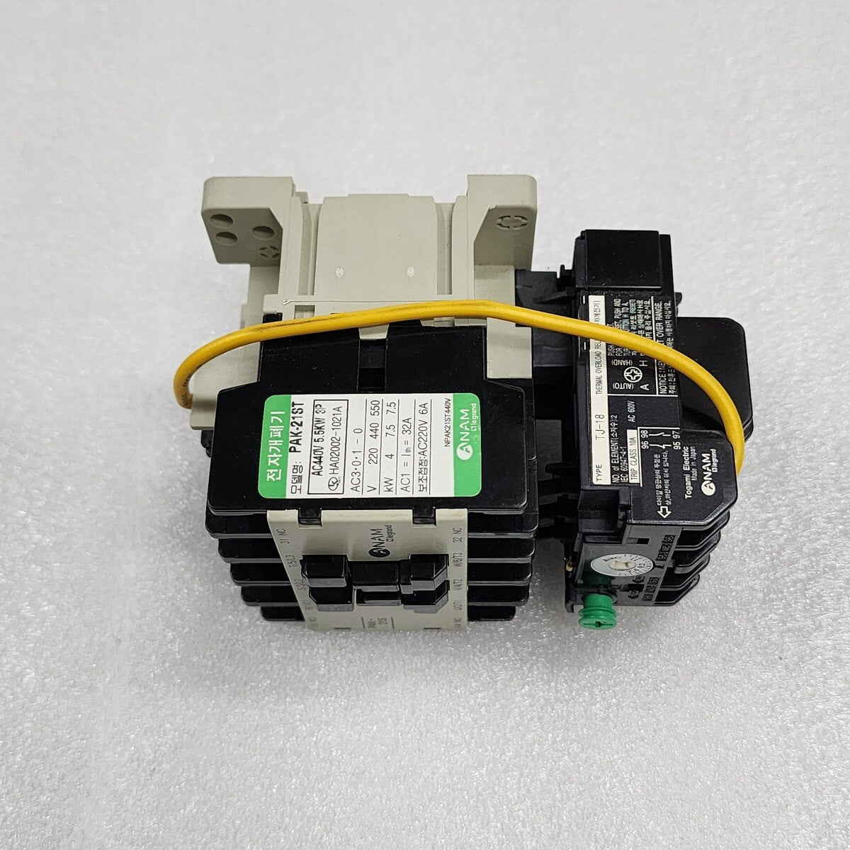 ANAM LEGRAND PAK-21ST MAGNETIC STARTER  TJ-18 OVERLOAD RELAY
