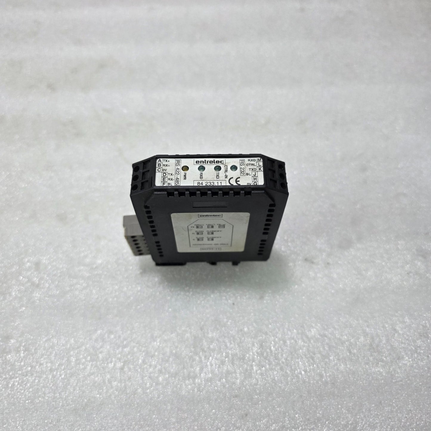 ENTRELEC 84233-11 RS232 TO RS422/RS485 ISOLATED COMMUNICATION MODULE