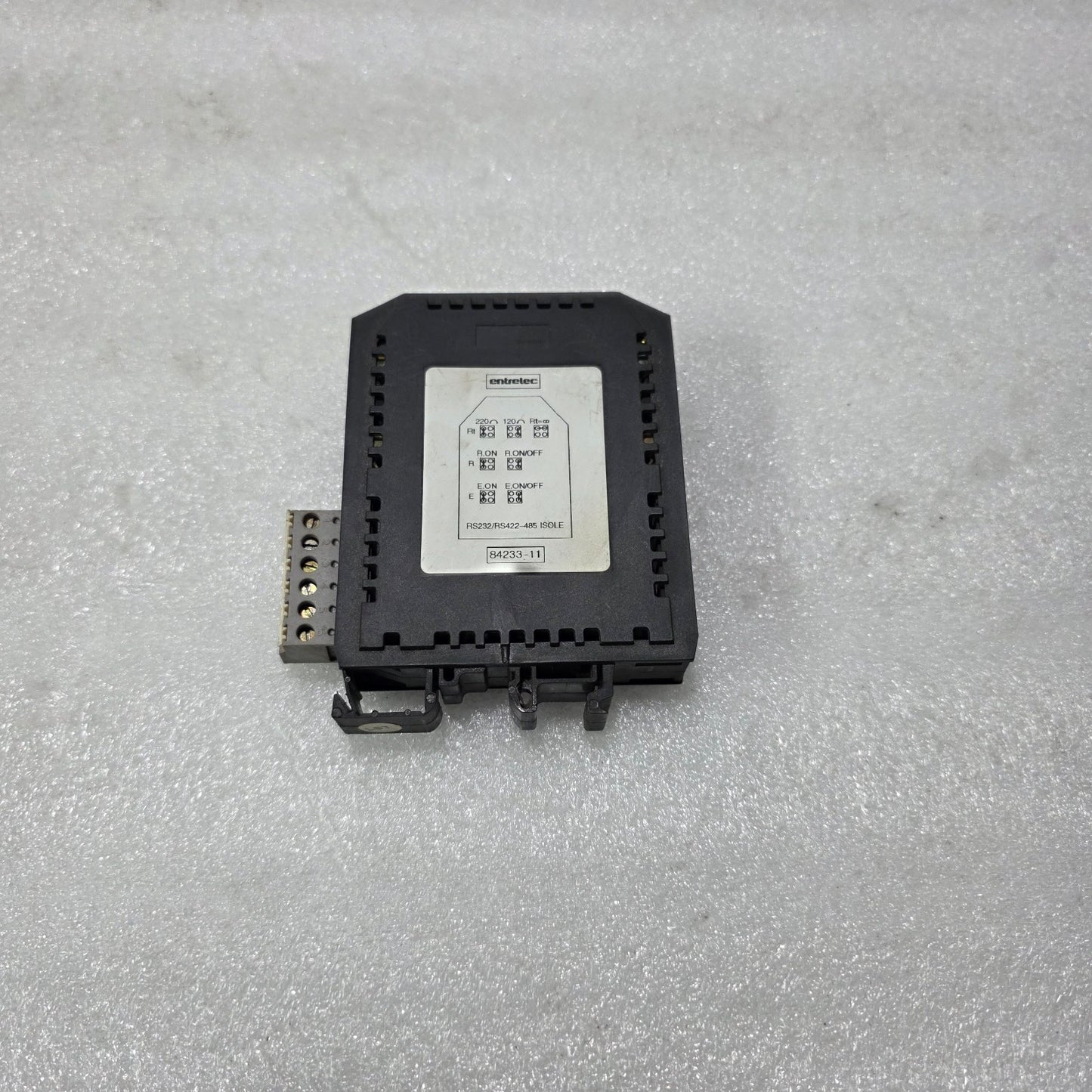 ENTRELEC 84233-11 RS232 TO RS422/RS485 ISOLATED COMMUNICATION MODULE