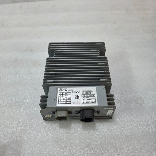 CATERPILLAR 443-6362 DC-DC CONVERTER MODULE | 24V TO 12V POWER SUPPLY | CAT EQUI