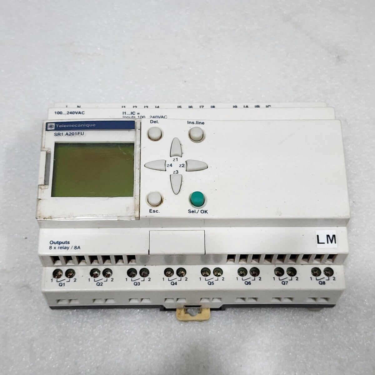 SR1 A201FU SMART RELAY PROGRAMMABLE MODULE 100-240VAC