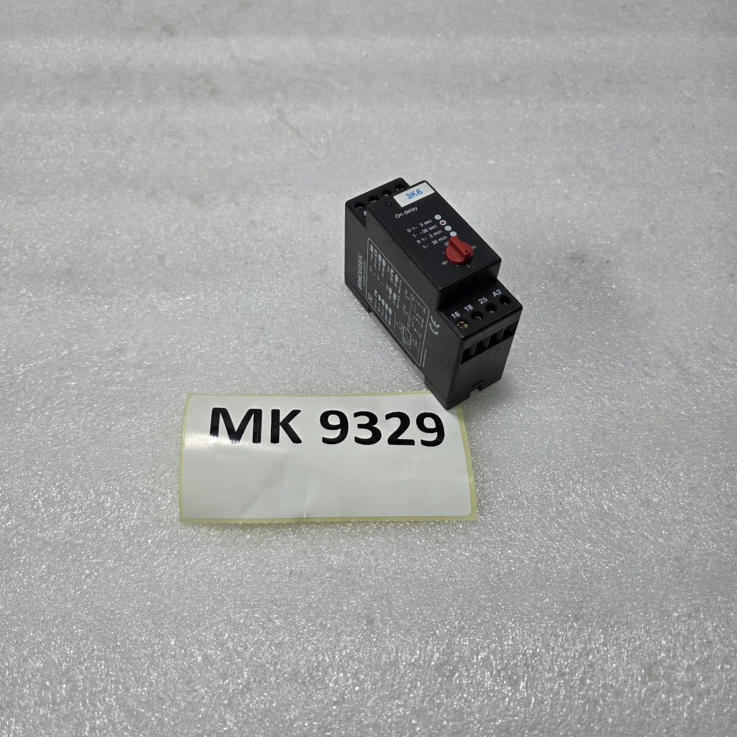 BRODERSEN XI TIME RELAY TIMER MODULE 24V AC/DC| DPDT | 1-30 SEC