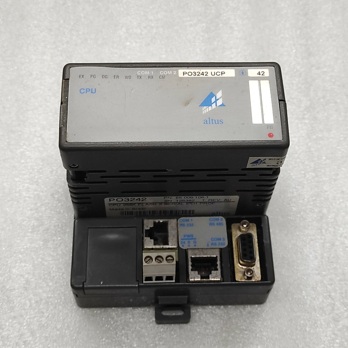 ALTUS PO3242 CPU 66.009.106-1 PO6302 66.009.700-0