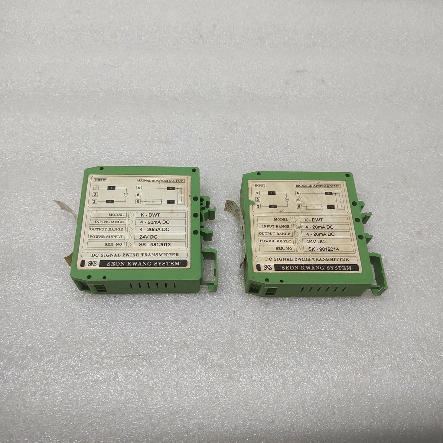 SEON KWANG SYSTEM K-DWT DC SIGNAL TRANSMITTER 24VDC
