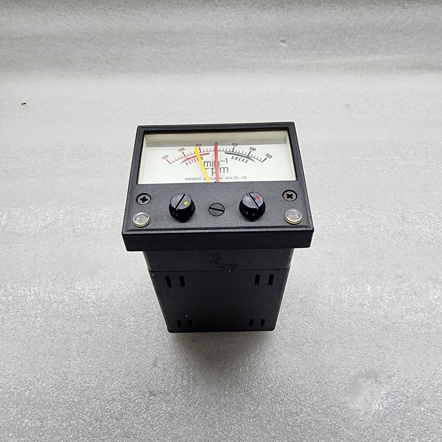 KURAMOTO INSTRUMENT KUWANO RLM-80 RPM METER 24VDC