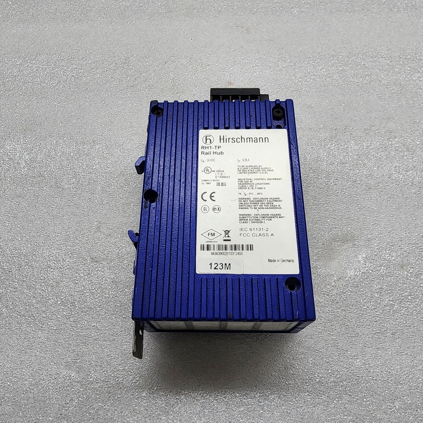 HIRSCHMANN RH1-TP INDUSTRIAL ETHERNET SWITCH 24VDC