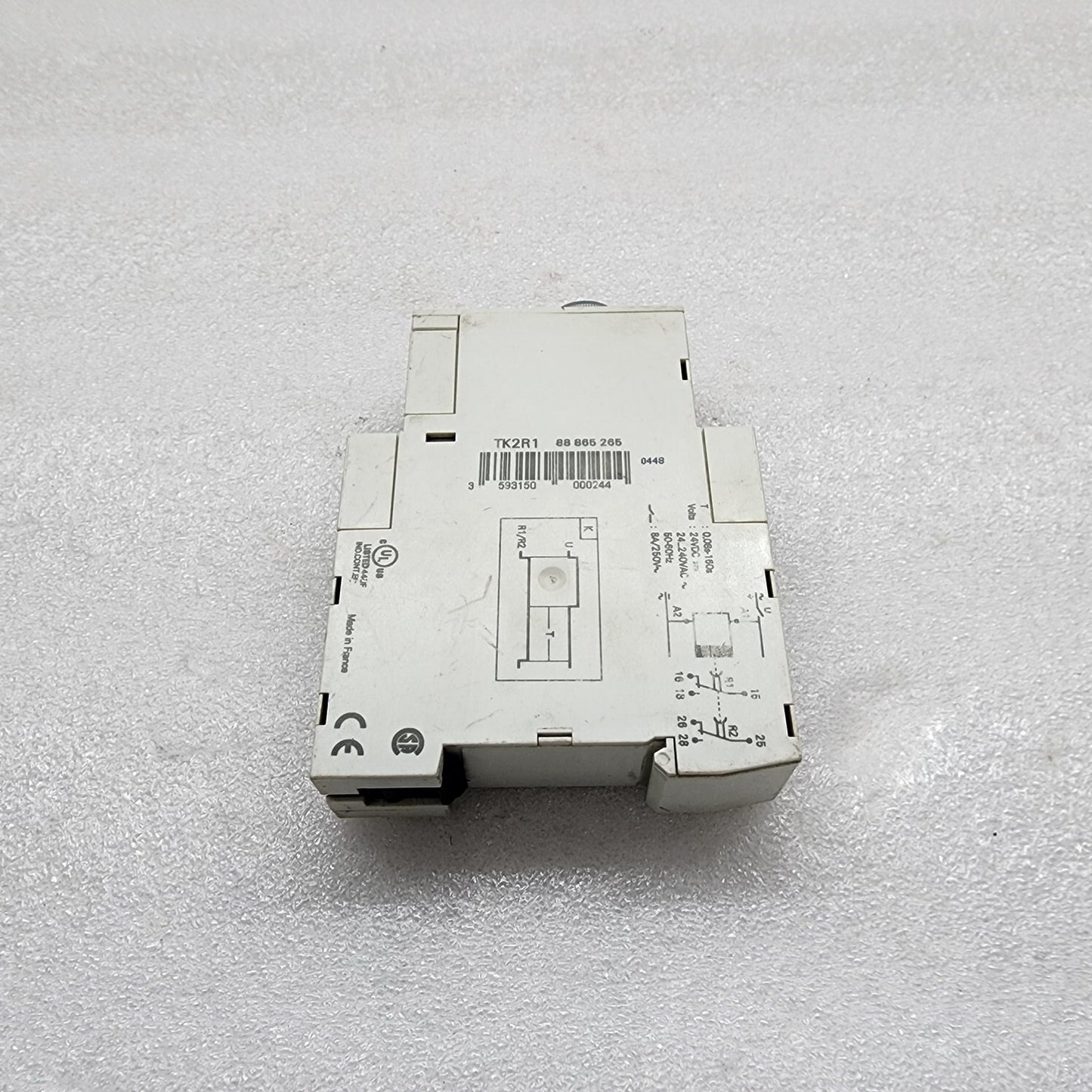 CROUZET TK2R1 TIMER RELAY 88865265 24VDC/24-240VAC