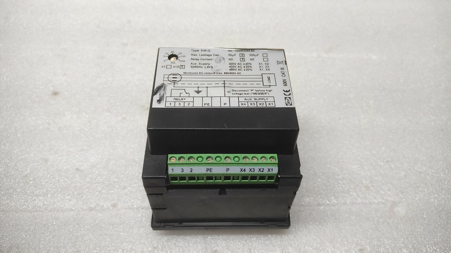 DEIF SIM-Q MEGA OHM METER 100063244.60 400-480V