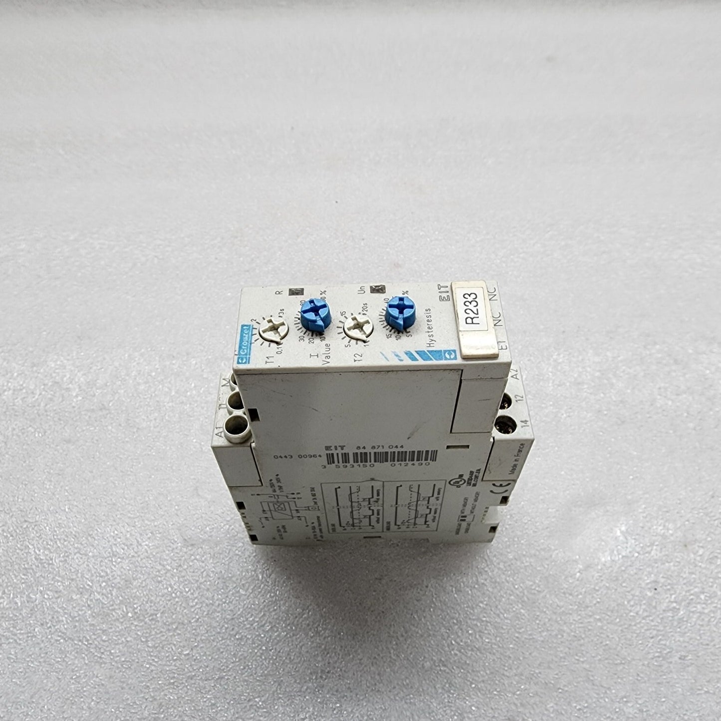 CROUZET EIT CURRENT CONTROL RELAY 84871044