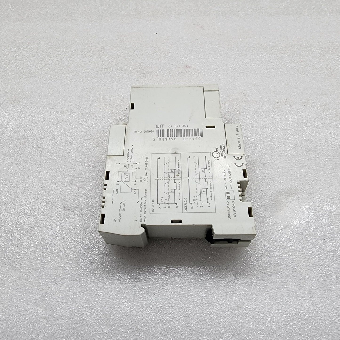 CROUZET EIT CURRENT CONTROL RELAY 84871044