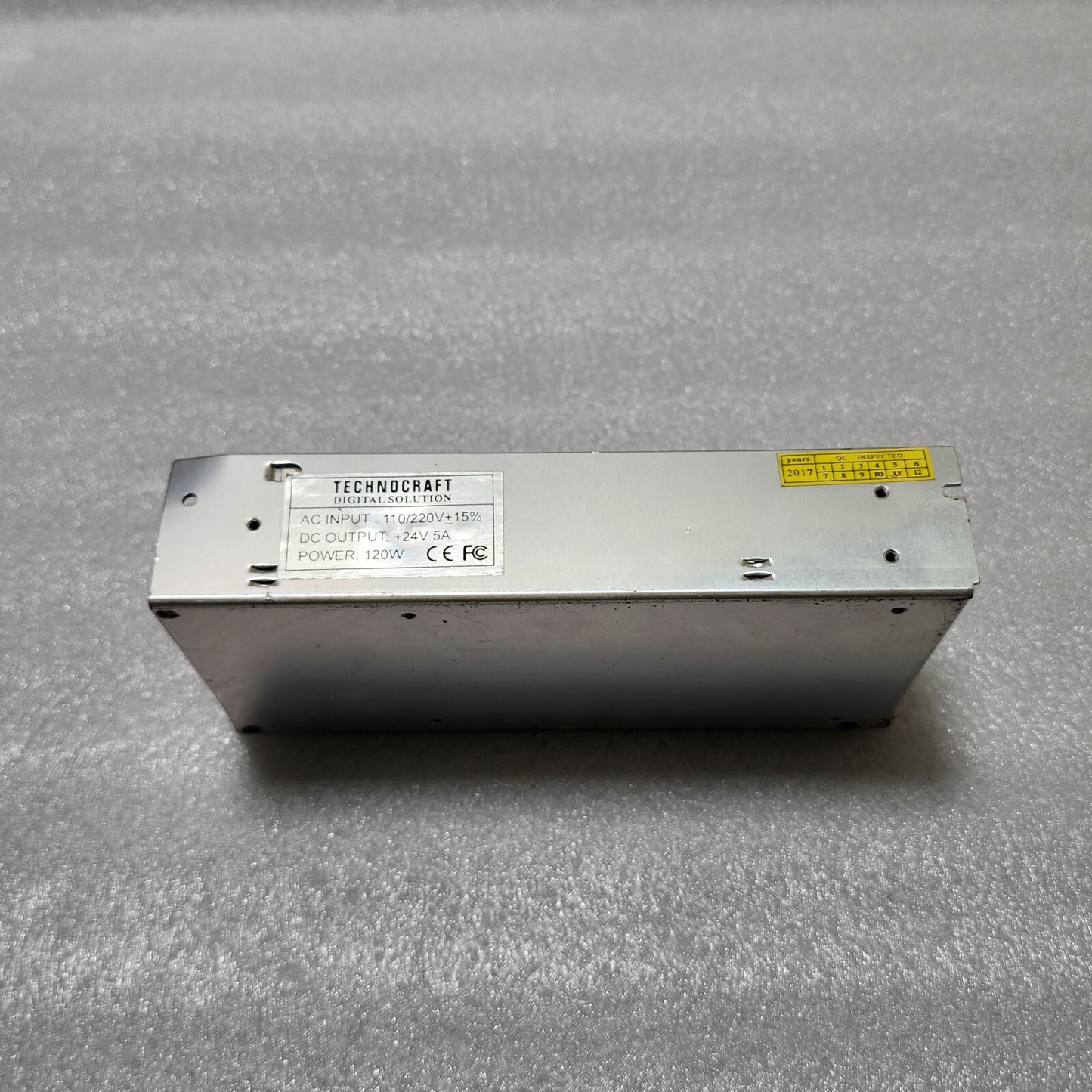 TECHNOCRAFT AC-DC POWER SUPPLY 24VDC 120W