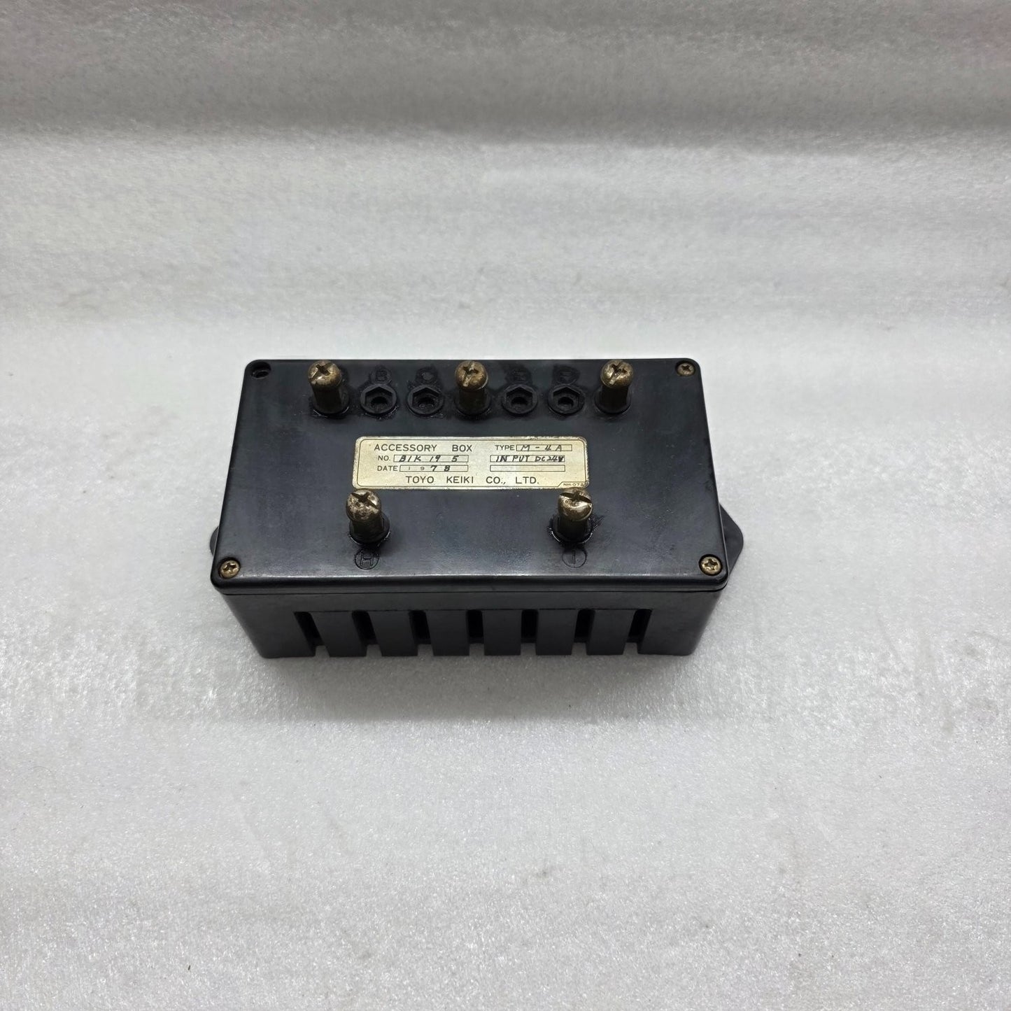TOYO KEIKI M-4A ACCESSORY BOX 24VDC