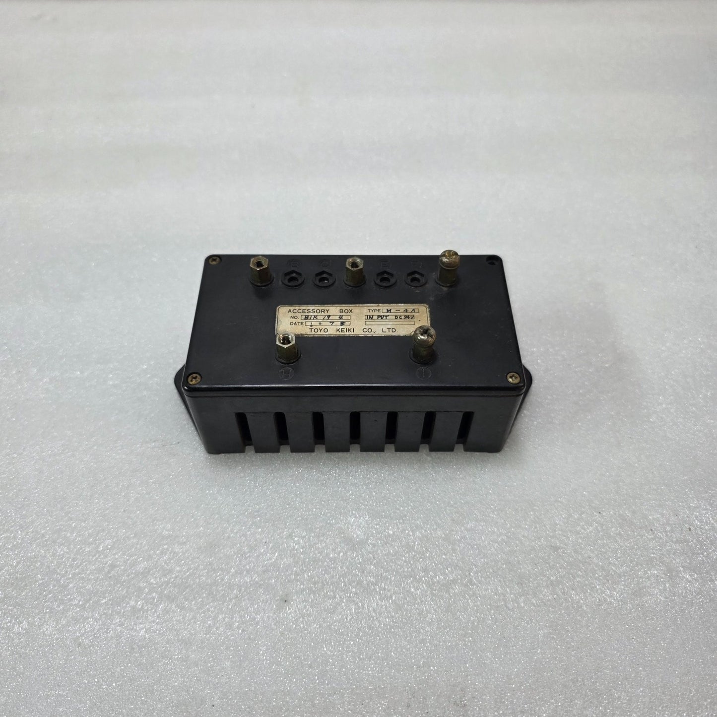 TOYO KEIKI M-4A ACCESSORY BOX 24VDC
