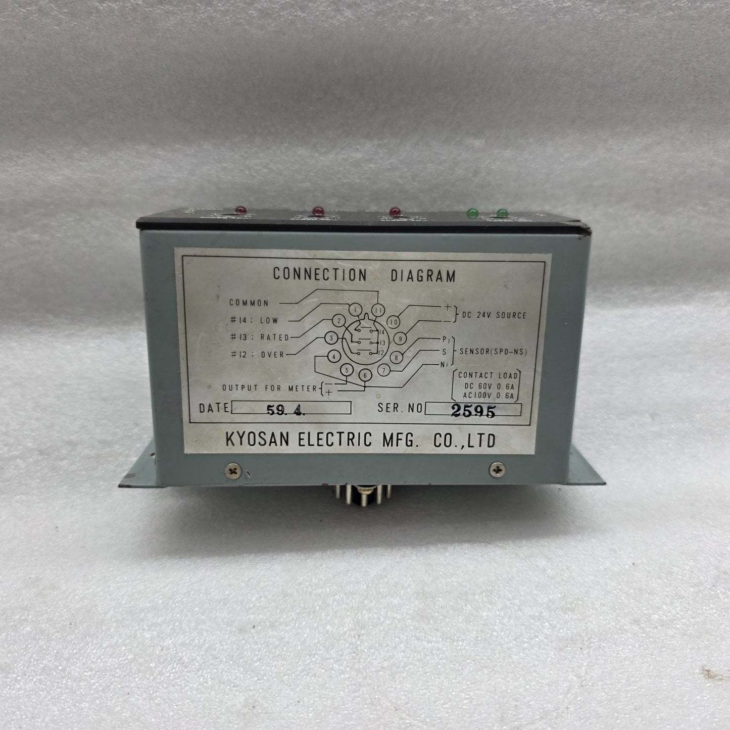 KYOSAN SPD-N-H REVOLUTION SPEED RELAY