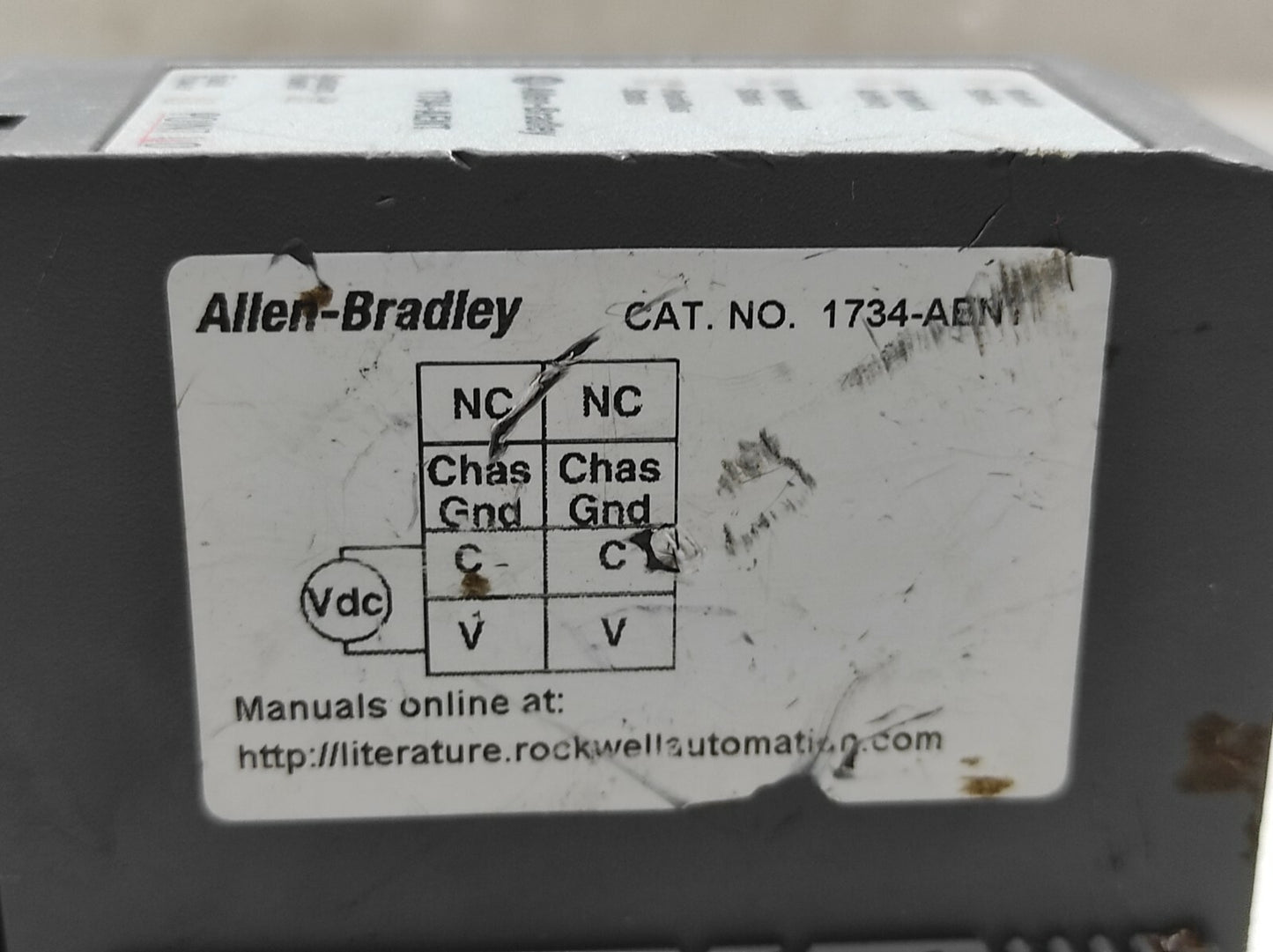 ALLEN BRADLEY CAT 1734-AENT I/O ADAPTER 92429471