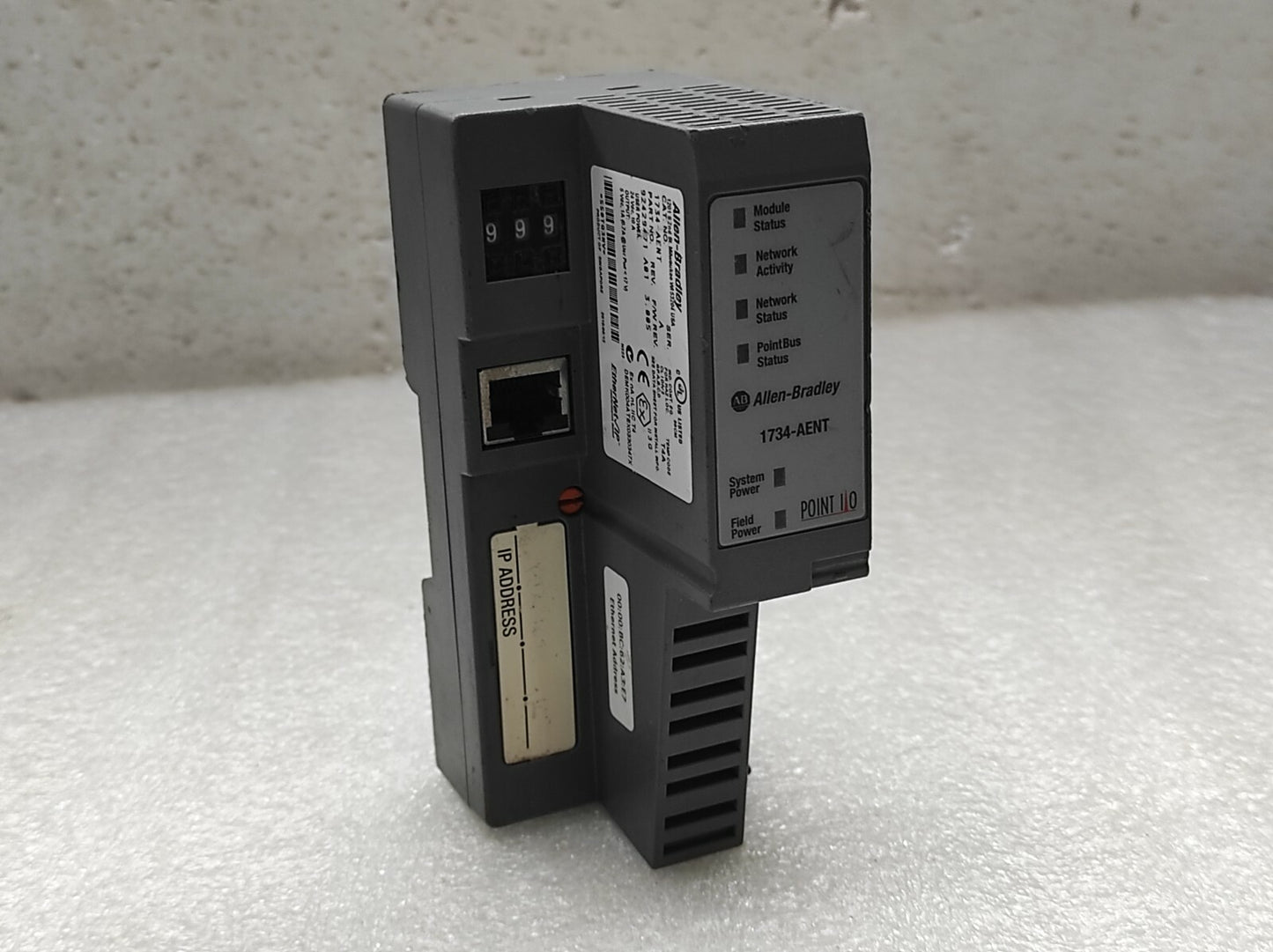 ALLEN BRADLEY CAT 1734-AENT I/O ADAPTER 92429471