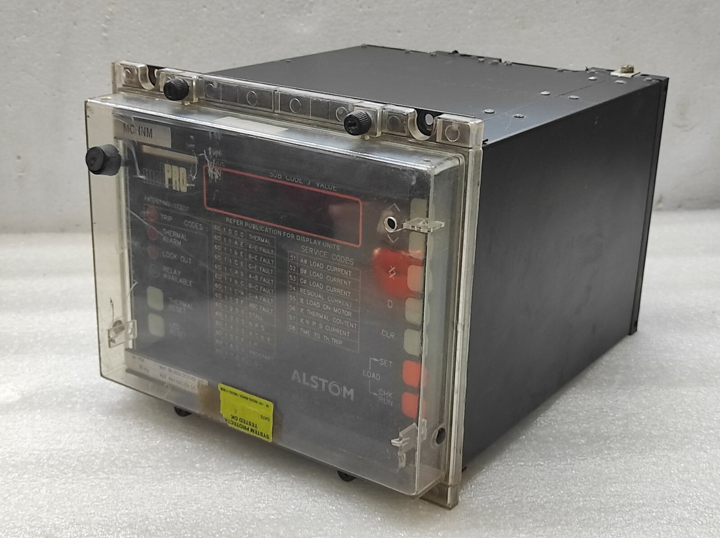 ALSTOM MOTPRO MCHNM PROTECTION RELAY MCHNM01H1AB0500A 130169520115002