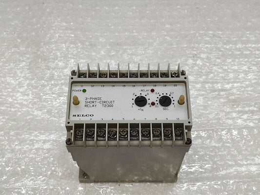 SELCO T2300-01 3-PHASE SHORT-CIRCUIT RELAY | 5A | 380 / 440V AC