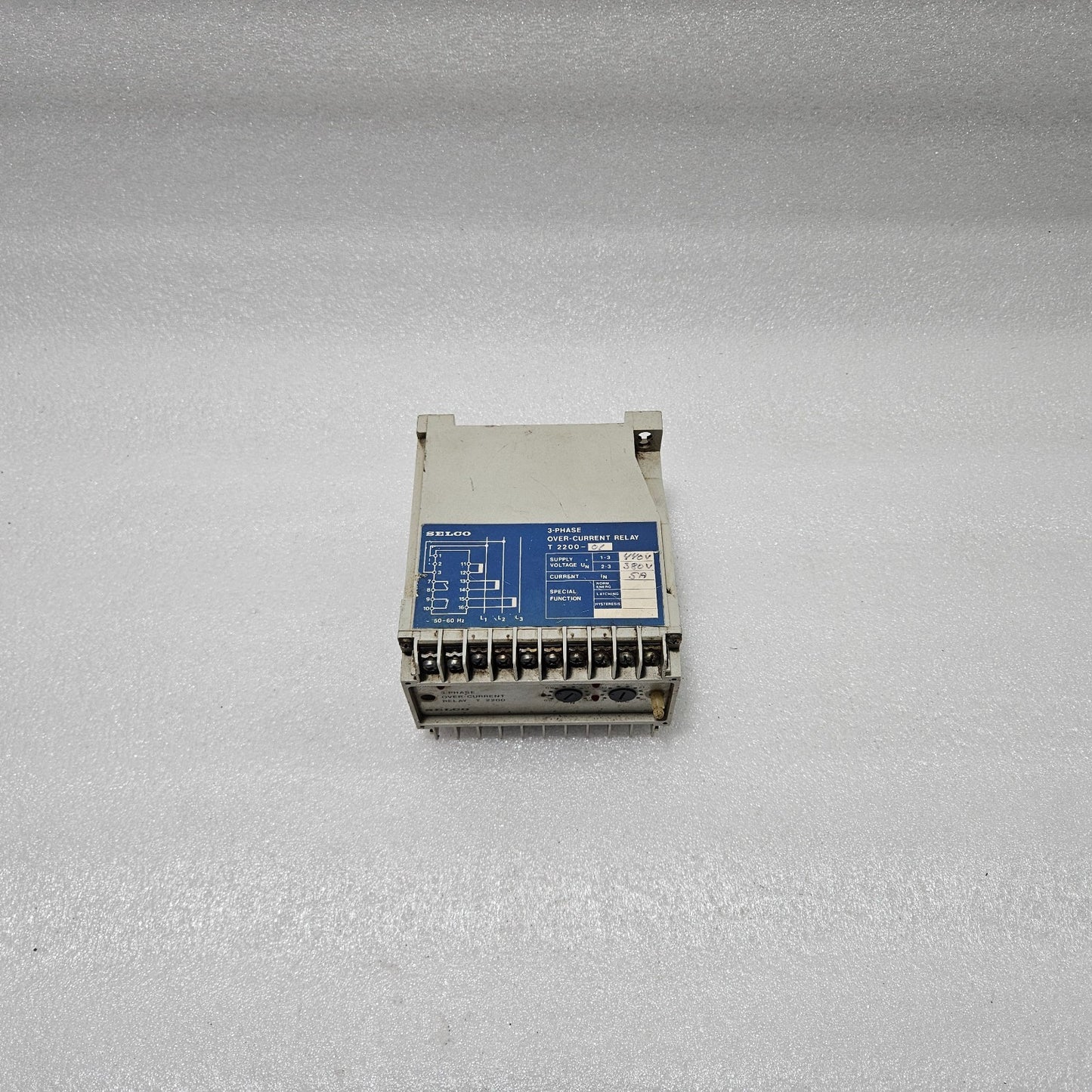 SELCO T2200-06 3-PHASE OVERCURRENT RELAY | 5A | 380 / 440V AC