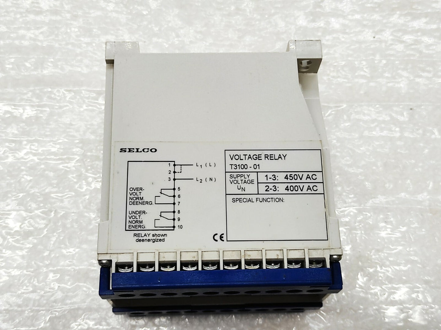 SELCO T3100-01 VOLTAGE RELAY | 400 / 450V AC SUPPLY