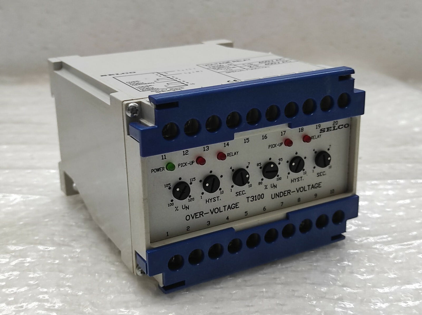 SELCO T3100-01 VOLTAGE RELAY | 400 / 450V AC SUPPLY