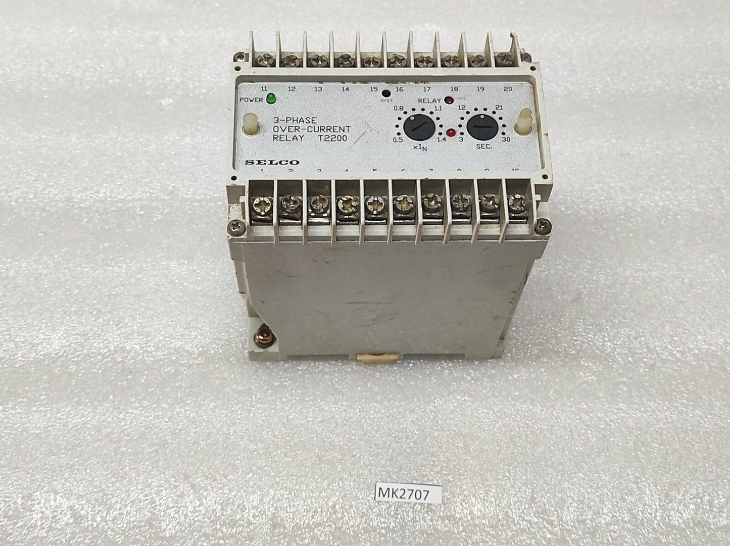 SELCO T2200-12 3-PHASE OVERCURRENT RELAY | 5A | 110 / 220V AC
