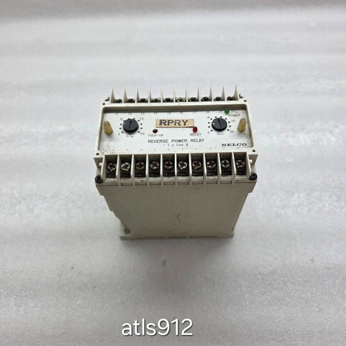 SELCO T2000-07 REVERSE POWER RELAY 100-110VAC