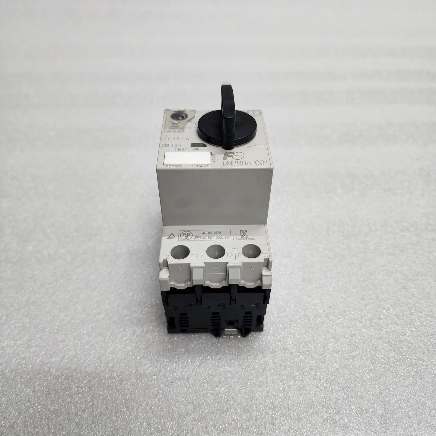 FUJI ELECTRIC BM3RHB-001 MANUAL MOTOR STARTER 0.63-1A