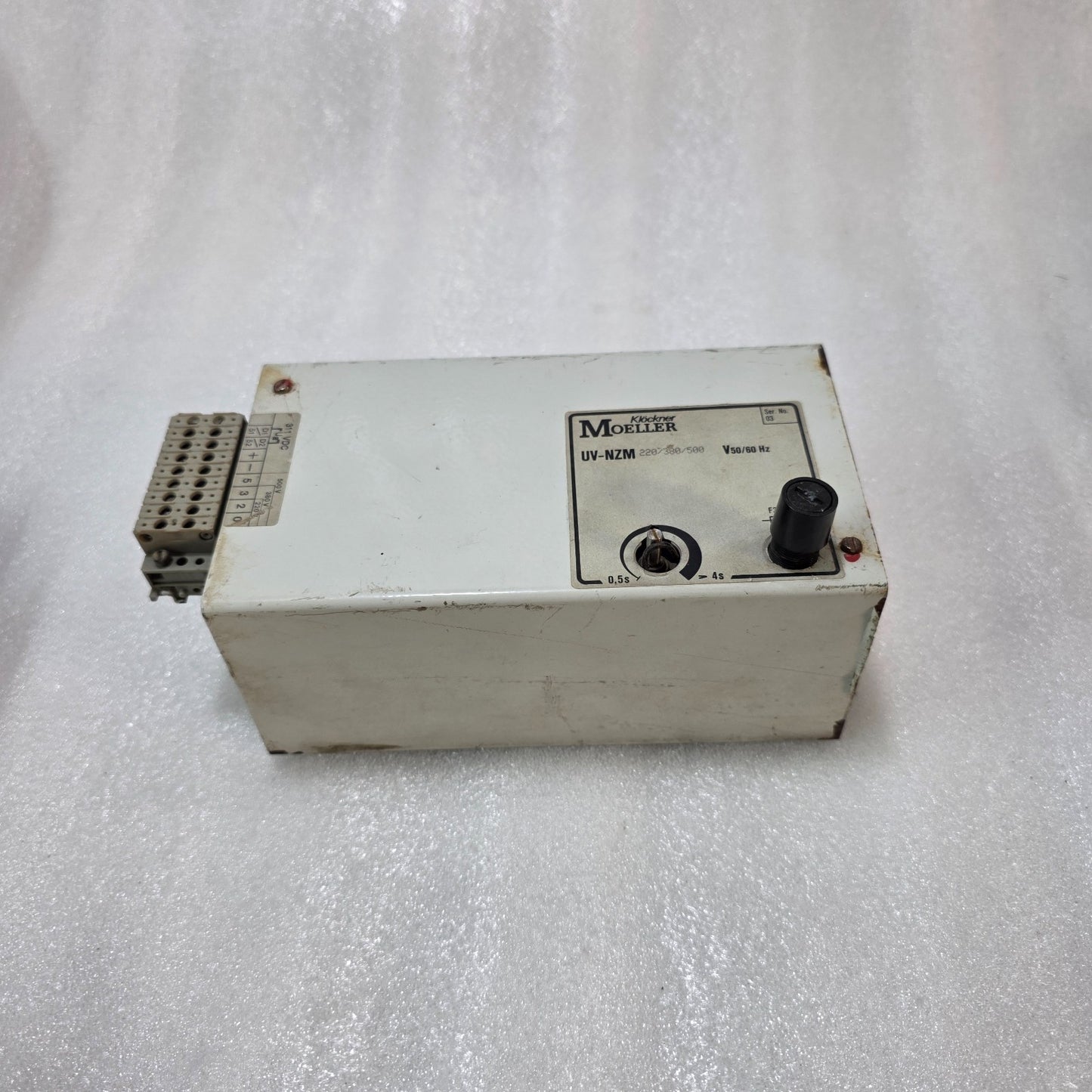 KLÖCKNER MOELLER UV-NZM UNDERVOLTAGE RELEASE, 220/380/500V AC, 50/60HZ,