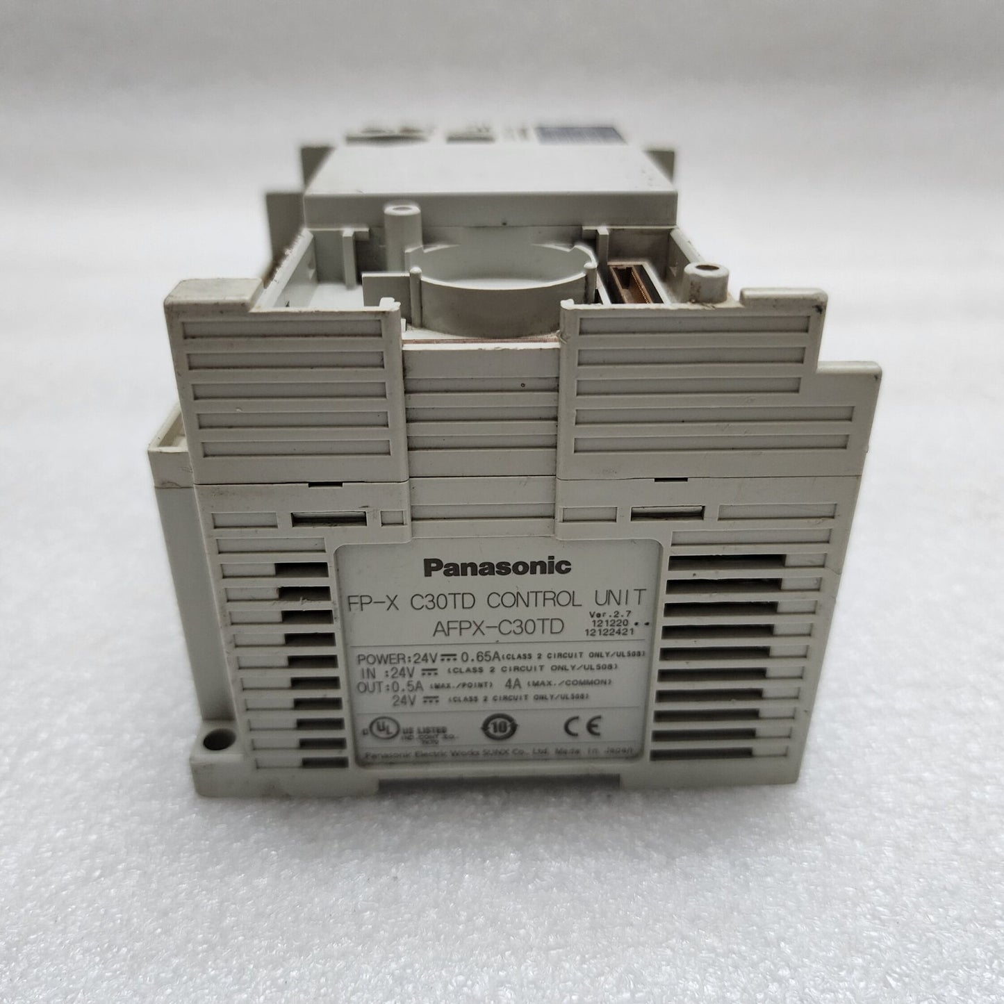 PANASONIC FP-X C30TD CONTROL UNIT AFPX-C30TD 24V AC-DC 0.65A