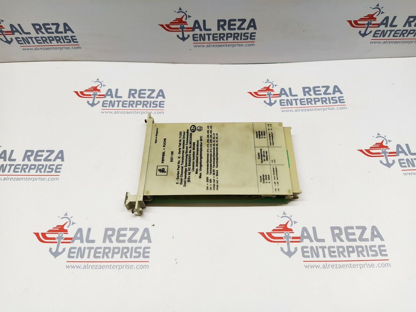 PEPPERL + FUCHS EGT-105 DUAL CHANNEL TRANSFORMER ISOLATED DRIVER 71222