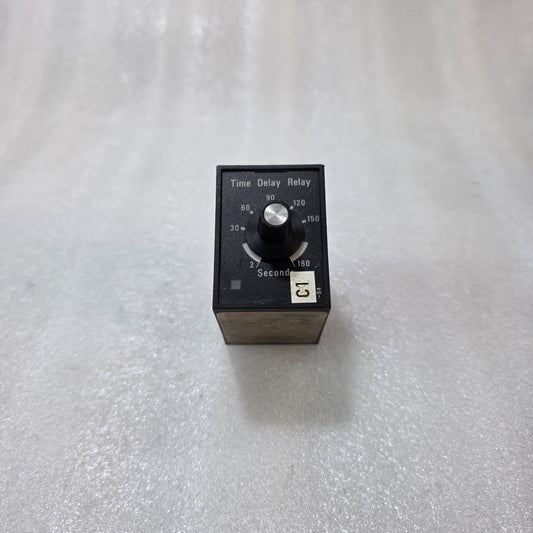 ABB SSAC TRM120A2Y180 TIME DELAY RELAY, 120VAC, ADJUSTABLE 2–180 SECONDS TIMER R