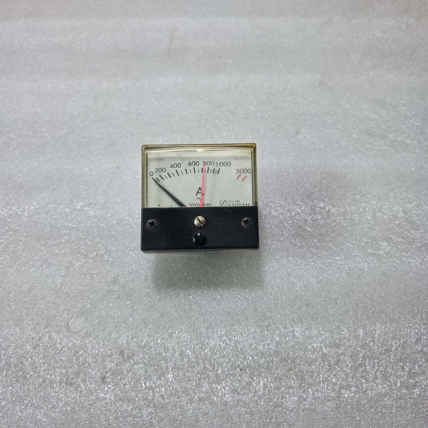 TOYO KEIKI ACF-6 AC ANALOG AMMETER CT 1000/5A