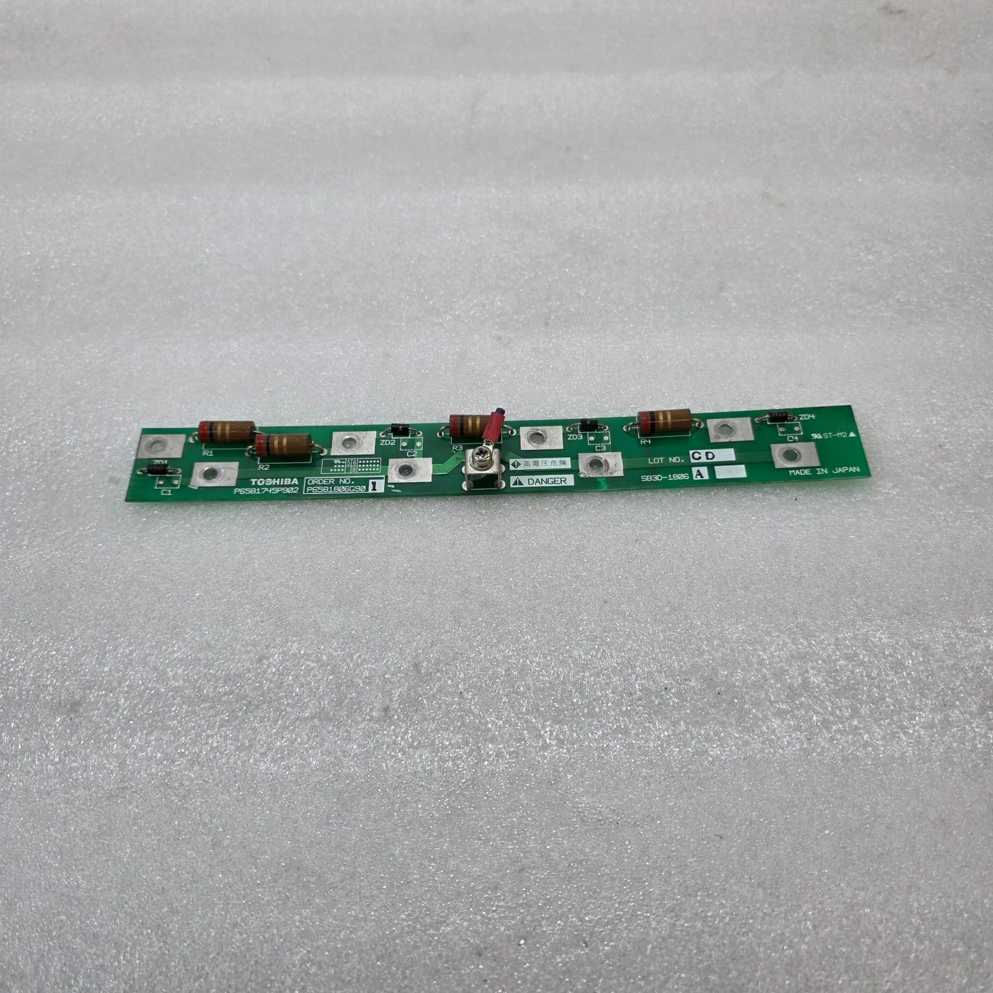 TOSHIBA SB3D-1806 PCB MODULE (P6581806G90) | P6581745P902 | INDUSTRIAL RESISTOR