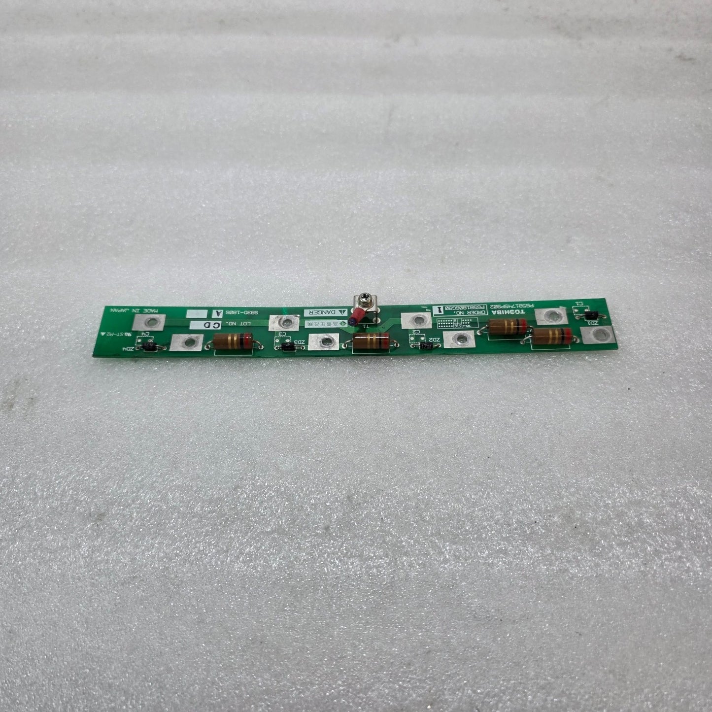 TOSHIBA SB3D-1806 PCB MODULE (P6581806G90) | P6581745P902 | INDUSTRIAL RESISTOR