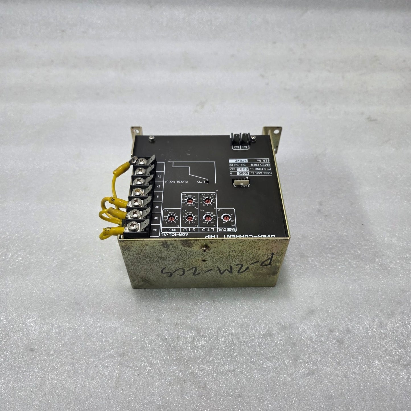 TERASAKI AOR-1CL-AL OVER CURRENT TRIP RELAY | 5000A ,CT  6300/3A | SETTING 6
