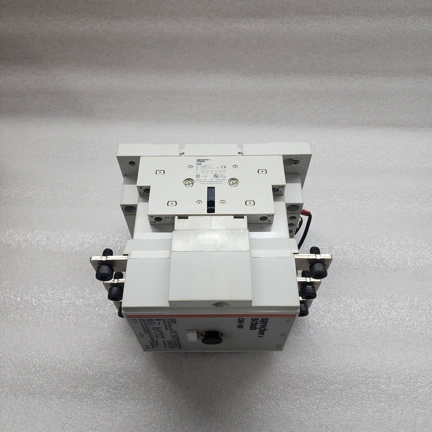 SPRECHER + SCHUH CA6-140 3-POLE CONTACTOR 140A COIL VOLTAGE 110VDC