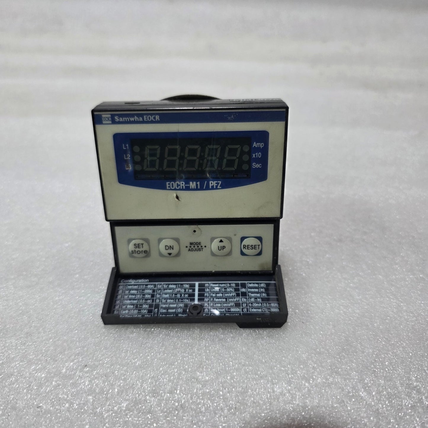 SAMWHA EOCR-M1 / PFZ DIGITAL MOTOR PROTECTION RELAY