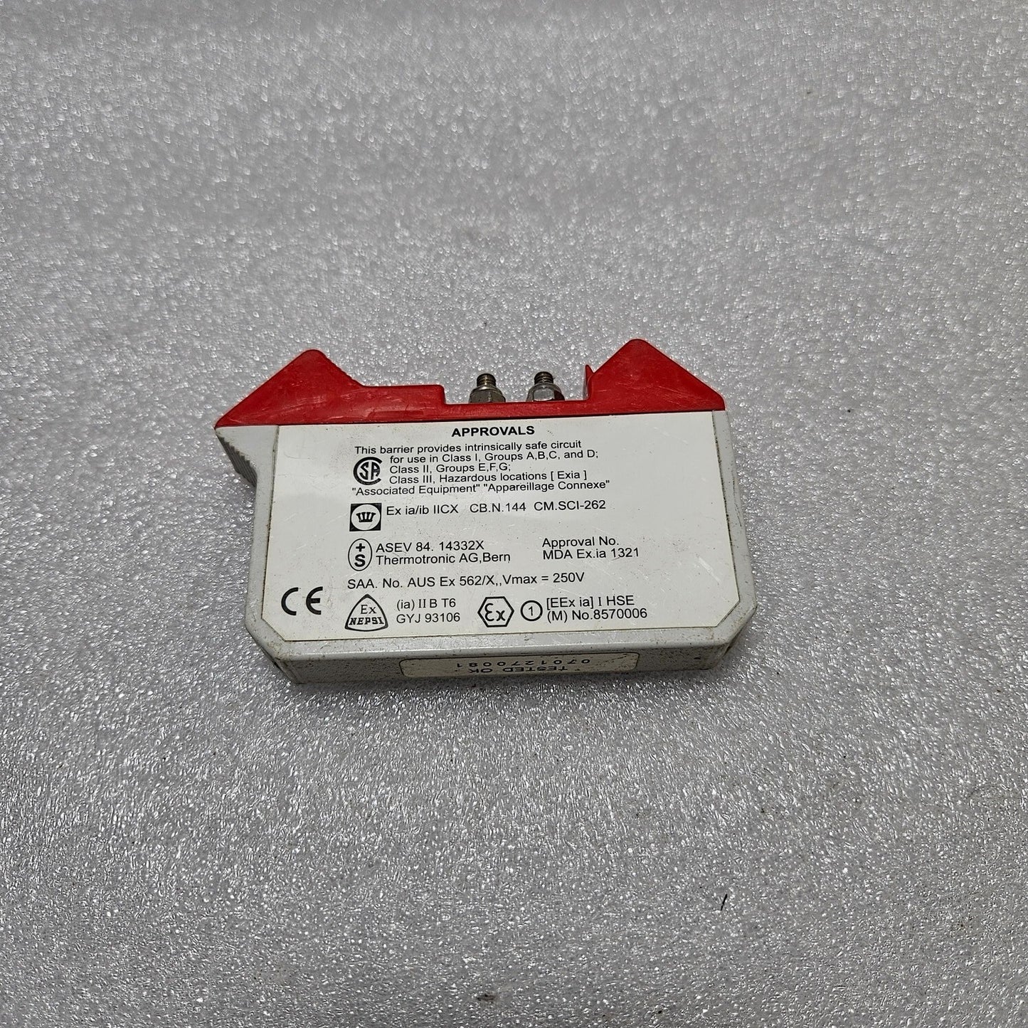 MEASUREMENT TECHNOLOGY MTL 768+ SHUNT DIODE SAFETY BARRIER
