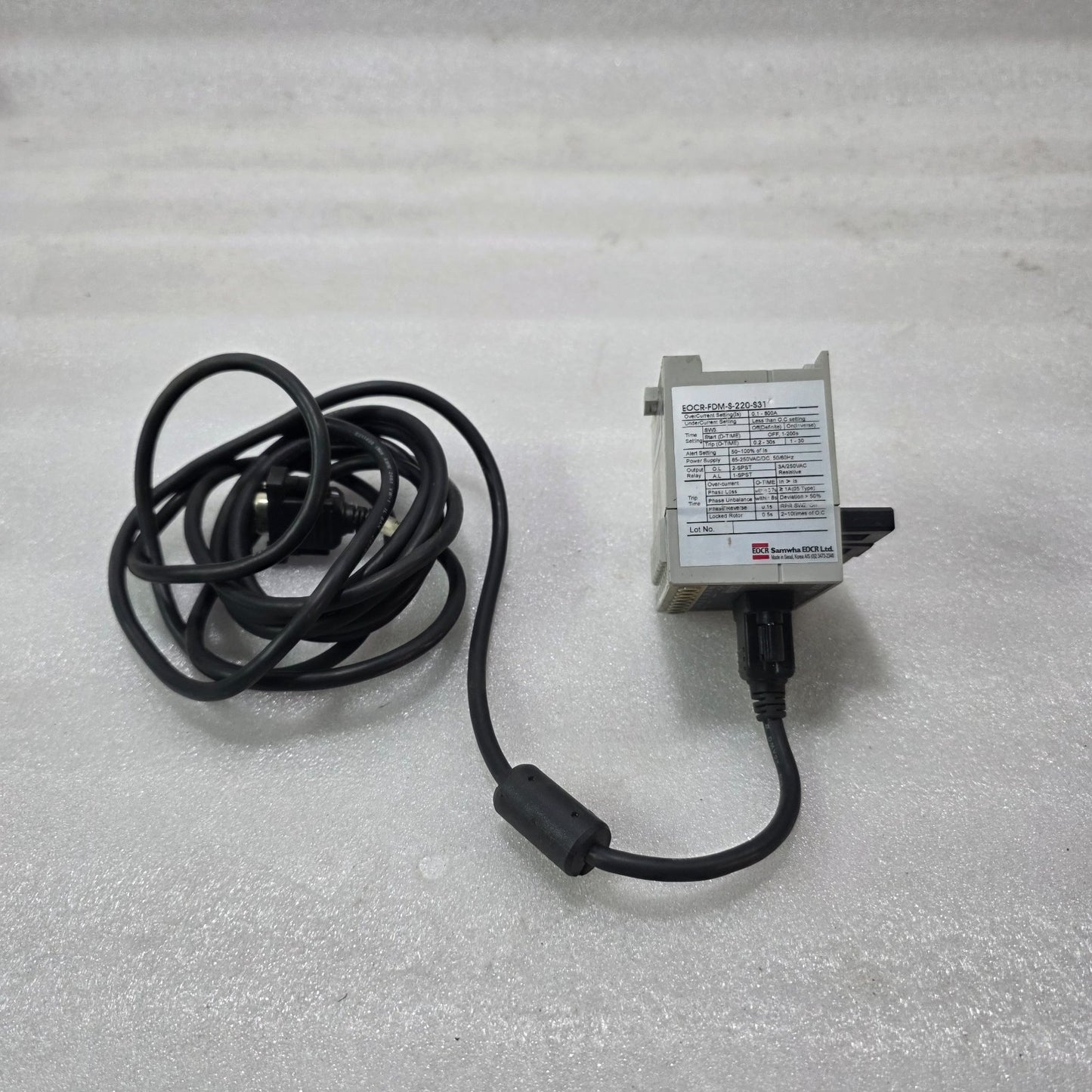 SAMWHA EOCR FDM-S-220-S31 ELECTRONIC OVER CURRENT RELAY 0.1–800A MOTOR PROTECTIO