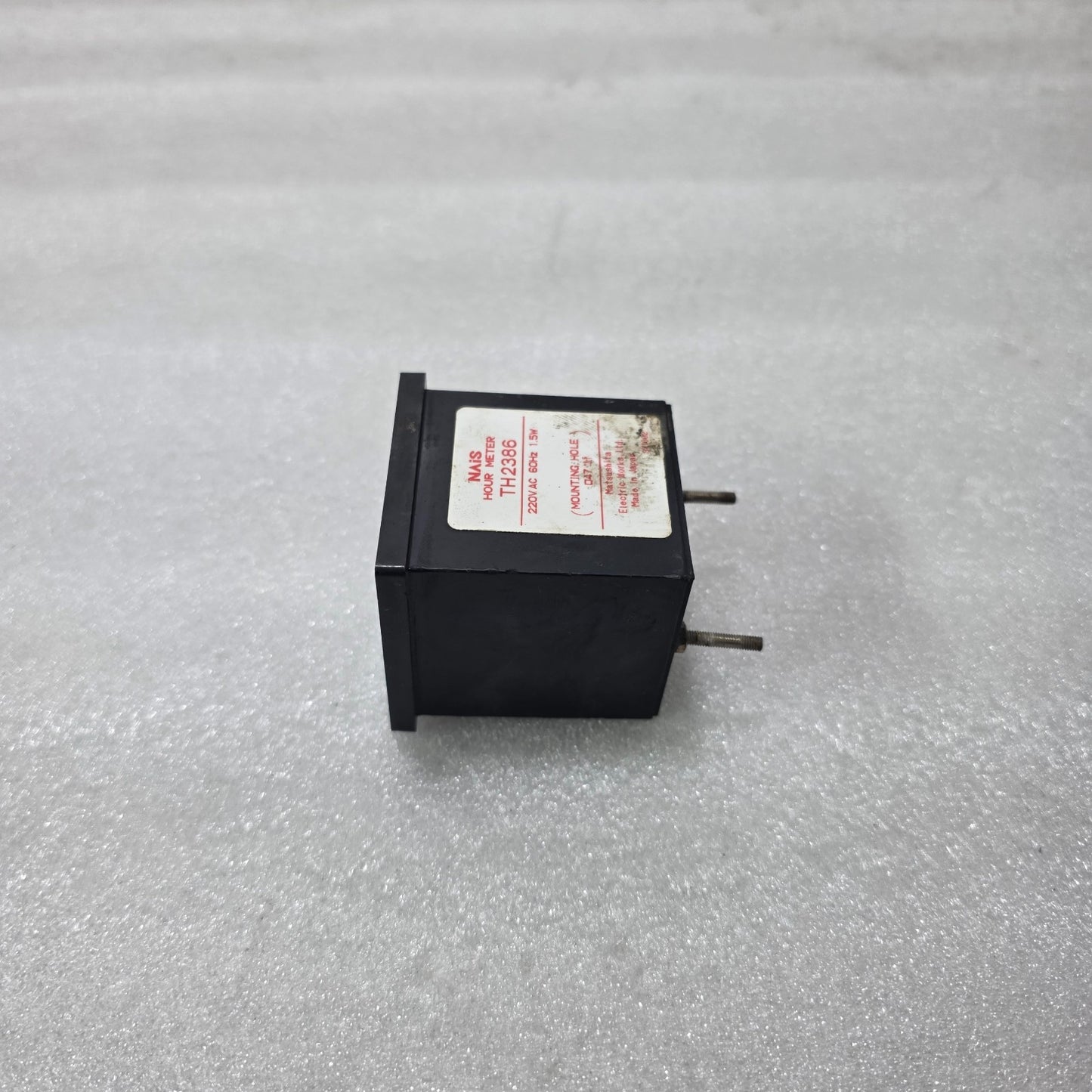 NAIS TH2386 HOUR METER 220V AC | MATSUSHITA ELECTRIC INDUSTRIAL TIME COUNTER PAN