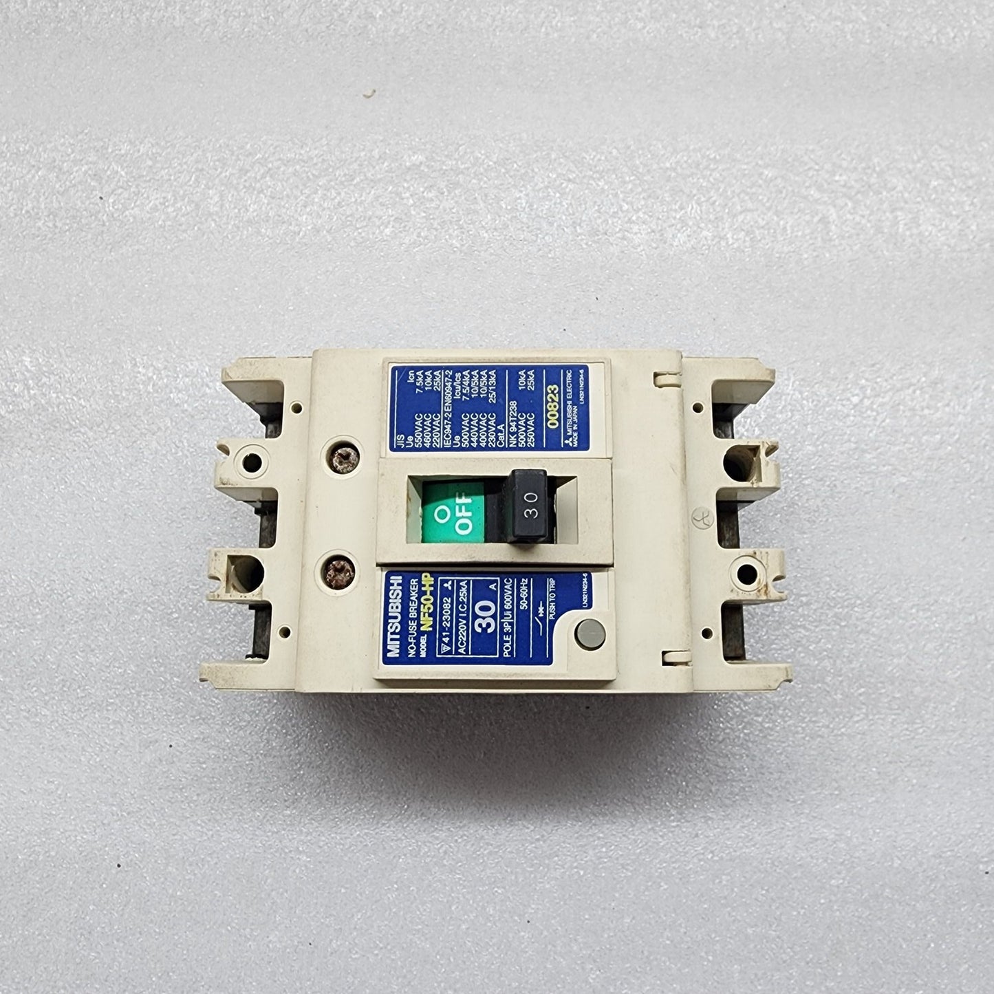 MITSUBISHI ELECTRIC NF50-HP NO-FUSE BREAKER 30A