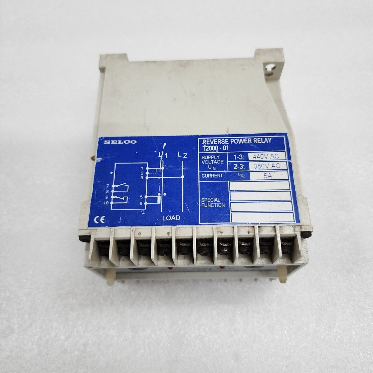 SELCO T2000-01 REVERSE POWER RELAY | 5A | 380 / 440V AC