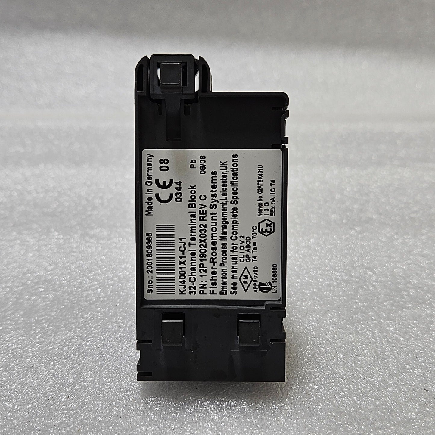 FISHER ROSEMOUNT KJ4001X1-CJ1 32-CHANNEL TERMINAL BLOCK 12P1902X032 REV C