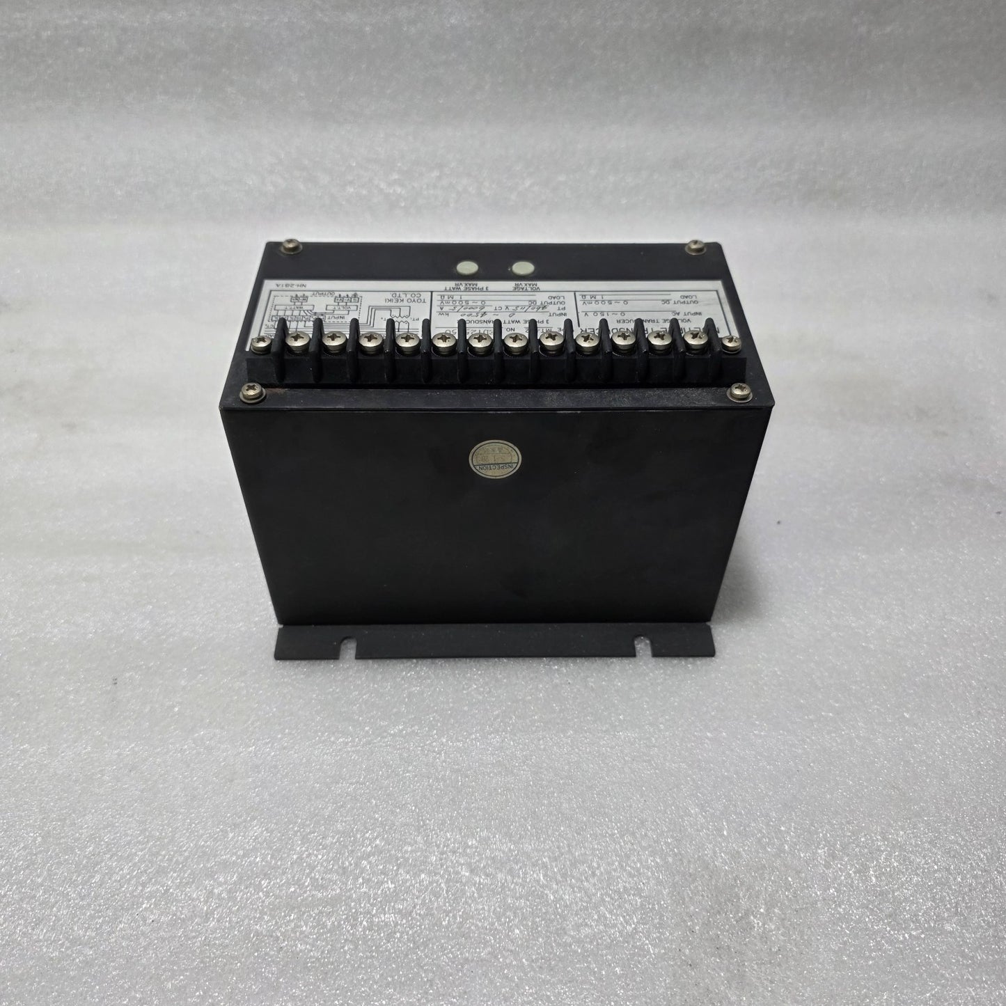TOYO KEIKI MT-3-2 MULTIPLE TRANSDUCER | 3 PHASE WATT & VOLTAGE TRANSDUCER | PT 4
